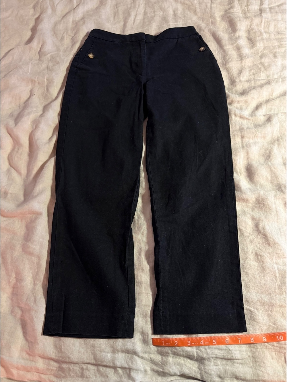 2000s black straight leg pants by gap